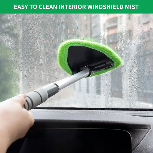 🔥Last Day 50% OFF🔥 Microfiber Car Windshield Cleaning Tool with Extendable Handle