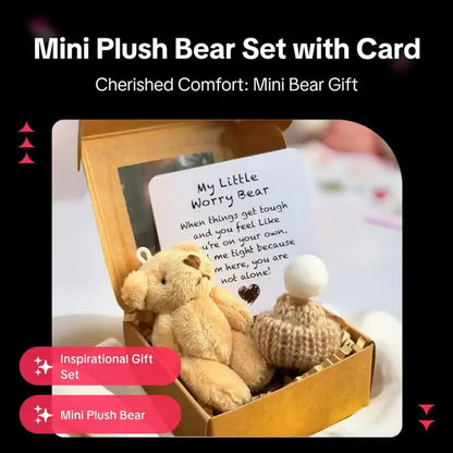 💖 🎁Handmade Mini Plush Teddy Bear in Box