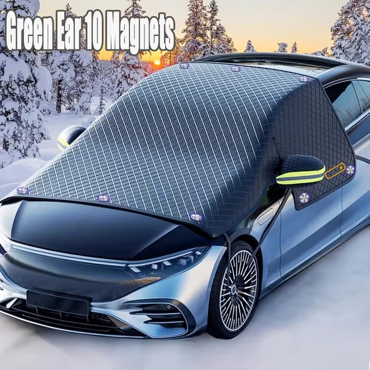 2026 Upgraded Magnetic All-Weather Windshield Snow Cover