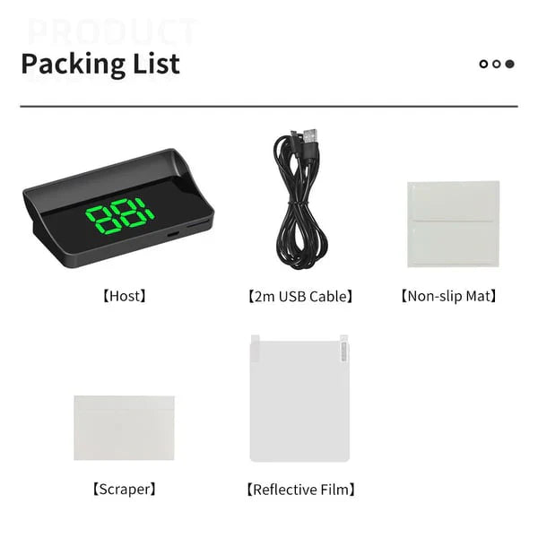 🚗 Head-Up Display Car GPS Digital Speedometer