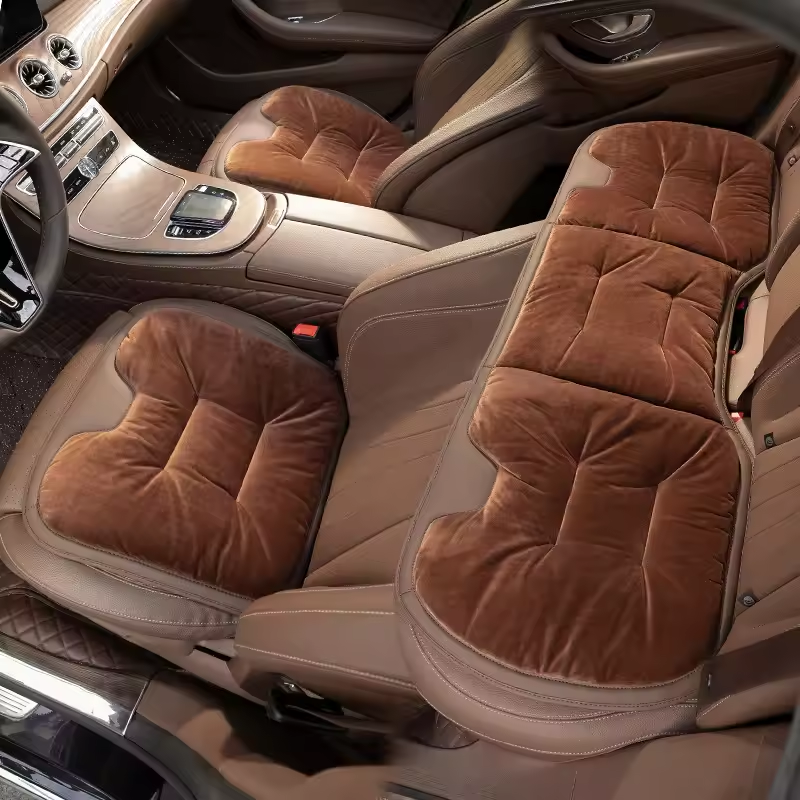 🔥HOT PRODUCT🔥 – Luxury Soft Plush Car Seat Cushions – Cozy Comfort & Elegant Interior Upgrade