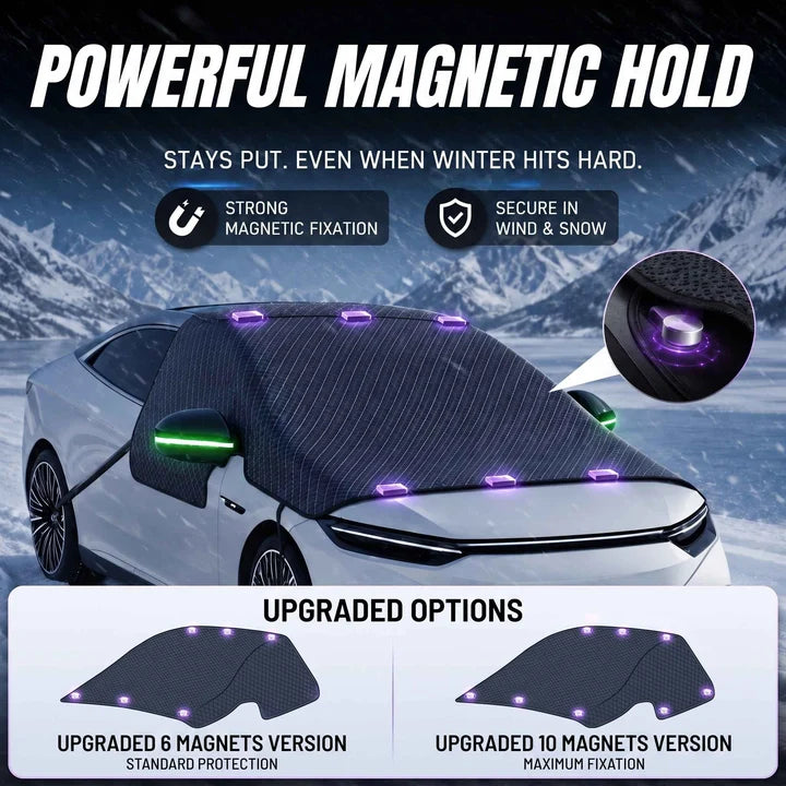 2026 Upgraded Magnetic All-Weather Windshield Snow Cover