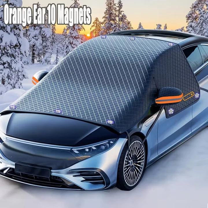 2026 Upgraded Magnetic All-Weather Windshield Snow Cover